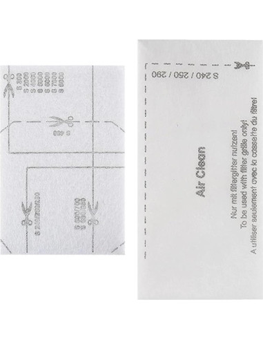 Paquete de 12 Filtros AirClean Gleway para Aspiradoras Miele