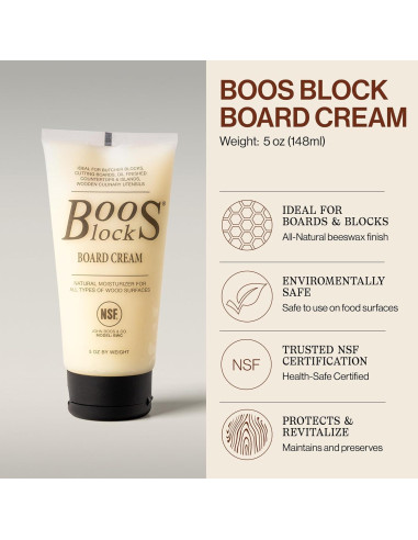 Crema para Tablas John Boos 3-Pack 142g - Acondicionador Madera