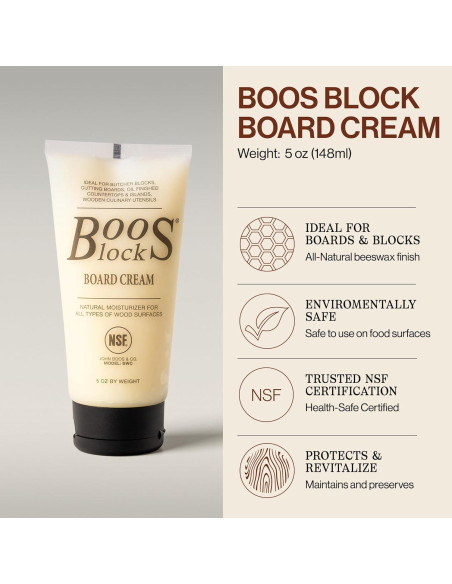 Crema para Tablas John Boos 3-Pack 142g - Acondicionador Madera Crema para Tablas John Boos 3-Pack 142g - Acondicionador Madera