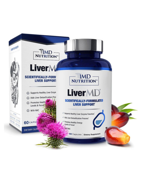 Suplemento Hepático 1MD Nutrition LiverMD 60 Cápsulas Suplemento Hepático 1MD Nutrition LiverMD 60 Cápsulas