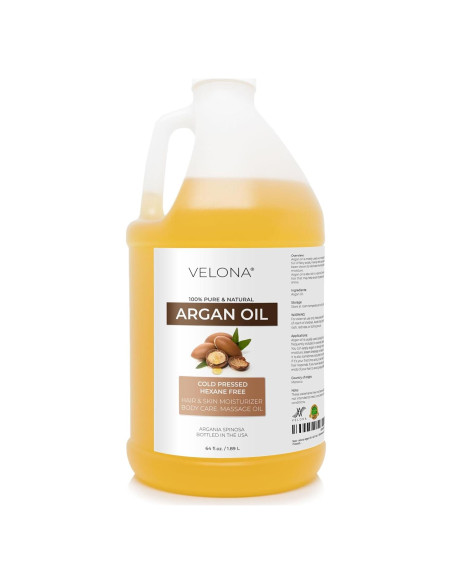 Aceite de Argán Velona 100% Puro 1.89 L - Cuidado de Piel y Cabello Aceite de Argán Velona 100% Puro 1.89 L - Cuidado de Piel y Cabello