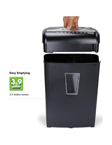 Destructora de Papel y Tarjetas Aurora AU870MZ Micro-Corte 8 Hojas