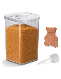 Contenedor Hermético de Azúcar Moreno Mity Rain 2.7Qt - A Prueba de Humedad