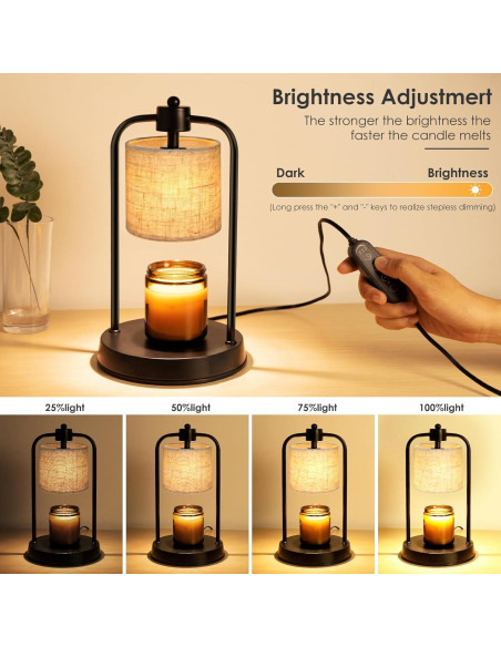Lámpara Calentadora de Velas FullyCare con Temporizador 50W Lámpara Calentadora de Velas FullyCare con Temporizador 50W