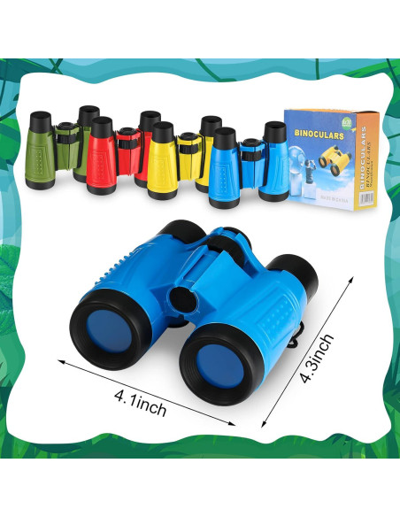 Binoculares de Juguete Leyndo 24 Piezas Colores Vibrantes Binoculares de Juguete Leyndo 24 Piezas Colores Vibrantes