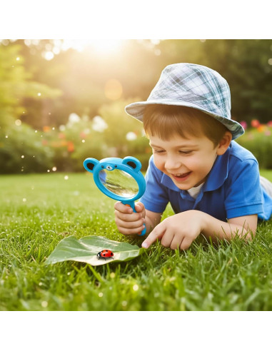 Lentes de Aumento Hiceeden 30 PCS 5X Coloridos para Niños