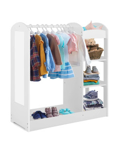 Armario Abierto para Disfraces Costzon 94x38x100 cm Blanco