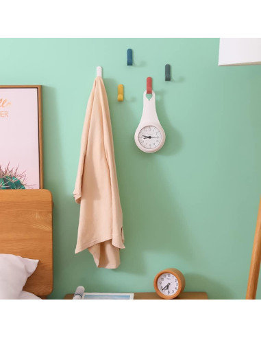 Ganchos Adhesivos Utilitarios Ducige para Pared - 6 Pcs Multicolor