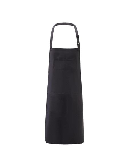 Delantal de Chef y Servicio Negro con Bolsillos - Unisex 62x84cm Delantal de Chef y Servicio Negro con Bolsillos - Unisex 62x84cm
