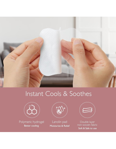 Almohadillas de Hidrogel para Pezones Momcozy 6 PCS - Alivio Refrescante