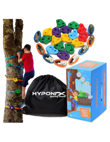 Kit de Escalada de Árbol Ninja Hyponix 16 Agarre Grandes