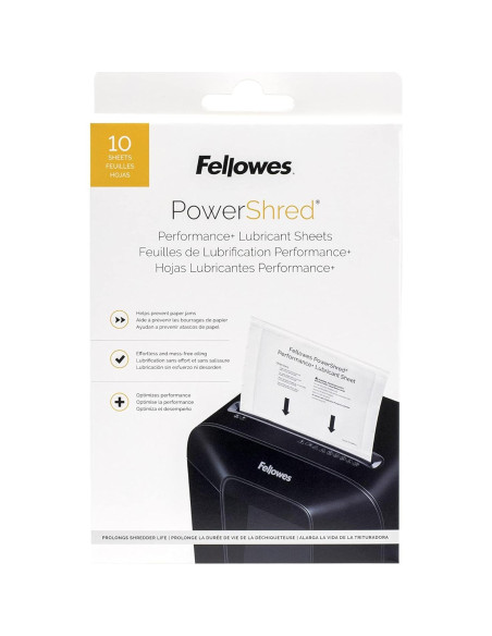 Bolsas y Hojas Lubricantes Fellowes para Trituradoras Bolsas y Hojas Lubricantes Fellowes para Trituradoras