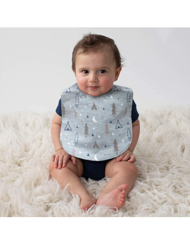 Conjunto de 5 Baberos Neat Solutions Algodón Resistente al Agua