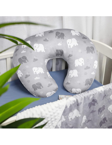 Funda de Almohada de Lactancia TANOFAR Elefante Suave y Transpirable