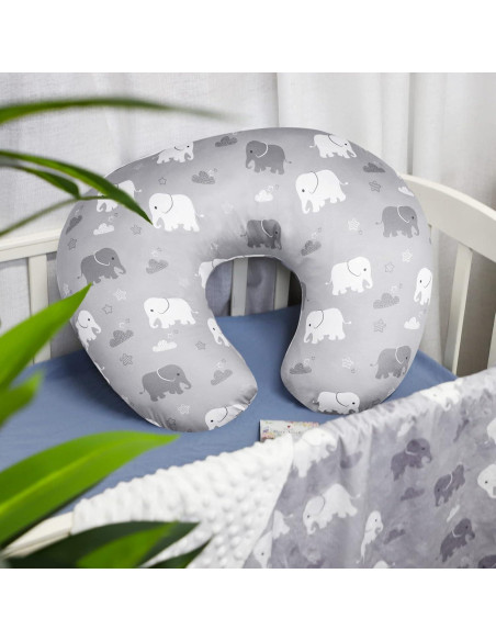Funda de Almohada de Lactancia TANOFAR Elefante Suave y Transpirable Funda de Almohada de Lactancia TANOFAR Elefante Suave y Transpirable