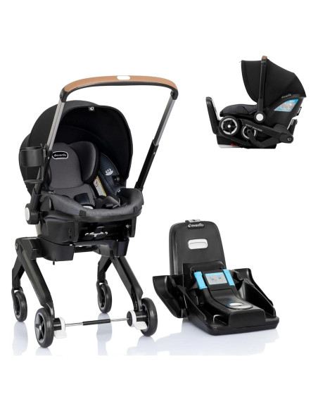 Asiento de Auto Carrito Combo Evenflo Shyft DualRide Gris Asiento de Auto Carrito Combo Evenflo Shyft DualRide Gris