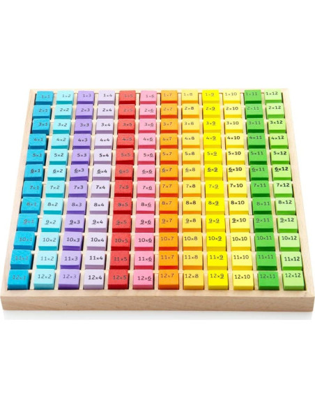 Juego de Mesa de Multiplicación Bigjigs Toys - 185 Piezas Juego de Mesa de Multiplicación Bigjigs Toys - 185 Piezas