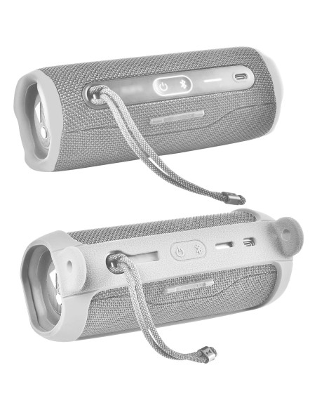 Funda de Silicona para Altavoz Bluetooth JBL Flip 6 - Gris Funda de Silicona para Altavoz Bluetooth JBL Flip 6 - Gris