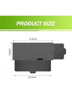 Visera Solar Retráctil leechio Universal para Coche Negro 2