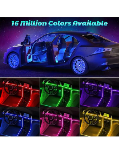 Luces de tira LED interior TEKSHINNY RGB 5 en 1 599.64 cm