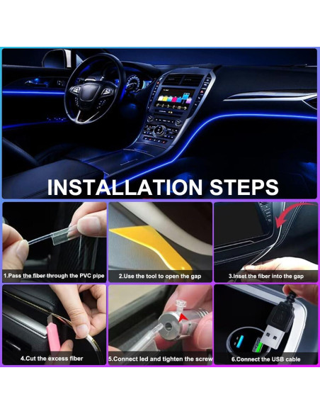 Luces de tira LED interior TEKSHINNY RGB 5 en 1 599.64 cm Luces de tira LED interior TEKSHINNY RGB 5 en 1 599.64 cm
