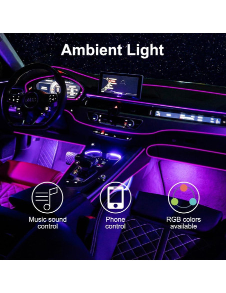 Luces de tira LED interior TEKSHINNY RGB 5 en 1 599.64 cm Luces de tira LED interior TEKSHINNY RGB 5 en 1 599.64 cm