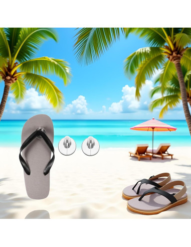 Protectores Transparentes de Silicona para Dedos Chanclas Myuiao - 2 Pcs