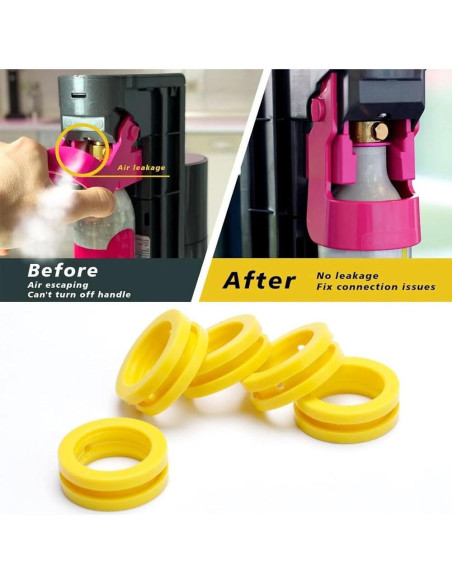 Juego de Juntas de Sellado UCCKEYI para SodaStream DUO Terra - 3 Piezas Juego de Juntas de Sellado UCCKEYI para SodaStream DUO Terra - 3 Piezas