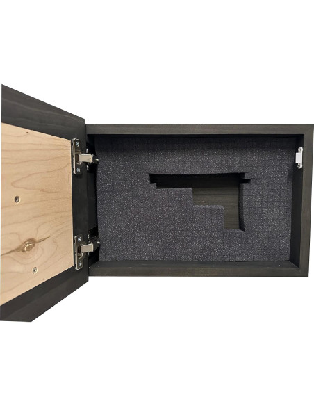 Armario Oculto para Armas Bellewood Designs Negro 45x10x30cm Armario Oculto para Armas Bellewood Designs Negro 45x10x30cm