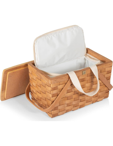 Cesta de Picnic Personal Poppy Disney Mickey Minnie Beige Cesta de Picnic Personal Poppy Disney Mickey Minnie Beige