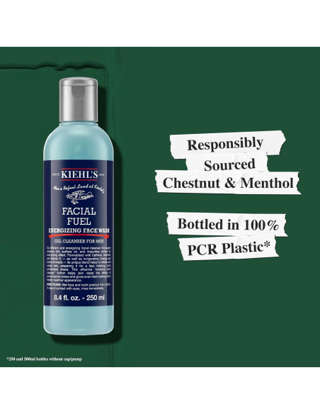 Limpiador Facial Kiehl's Facial Fuel 250 ml para Hombres Limpiador Facial Kiehl's Facial Fuel 250 ml para Hombres
