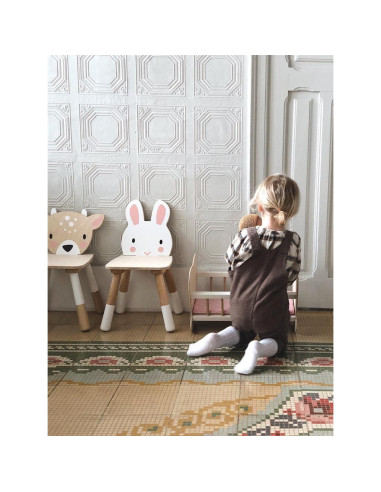 Silla Conejo del Bosque Tender Leaf Toys - Madera Premium