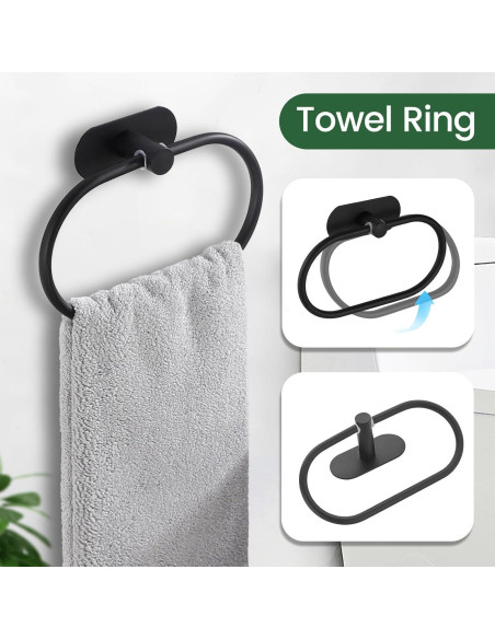 Juego de Accesorios de Baño HOHOWU 4 Piezas Acero Inoxidable Juego de Accesorios de Baño HOHOWU 4 Piezas Acero Inoxidable