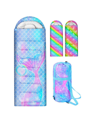 Saco de dormir para niños PAMAID 3 estaciones 178x70cm impermeable