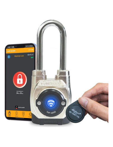 Candado Inteligente eGeeTouch 5ta Gen Gancho Largo Bluetooth