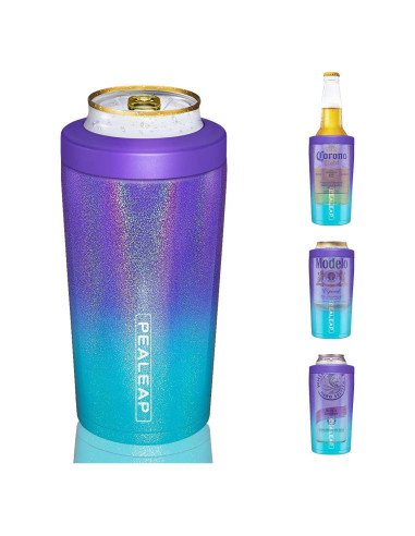 Enfriador de Latas Aislado PEALEAP 4 en 1 Acero Inoxidable 12 OZ