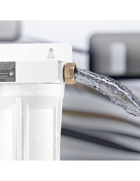 Filtro de Agua VEVOR para RV, 2 Cartuchos, 10.9 L/min Filtro de Agua VEVOR para RV, 2 Cartuchos, 10.9 L/min