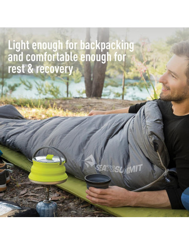 Sistema de Sueño Sea to Summit: Colchoneta Camp SI y Almohada Aeros