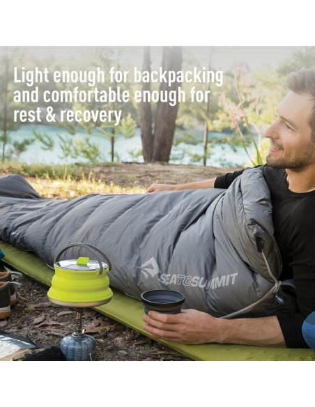 Sistema de Sueño Sea to Summit: Colchoneta Camp SI y Almohada Aeros Sistema de Sueño Sea to Summit: Colchoneta Camp SI y Almohada Aeros