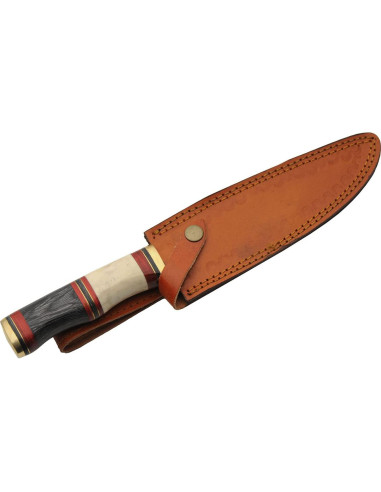 Cuchillo de Caza Szco Supplies 203456 con Mango de Hueso y Madera 29.21 cm