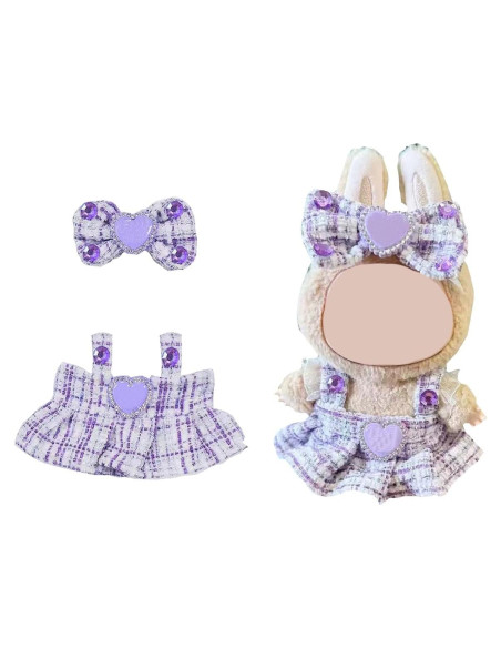 Conjunto de Ropa para Muñeca Herlax 17cm Púrpura 2 Piezas Conjunto de Ropa para Muñeca Herlax 17cm Púrpura 2 Piezas