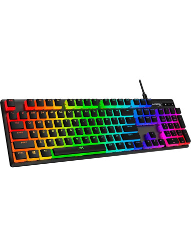 Teclado Mecánico HyperX Pudding - 104 Teclas PBT Negro
