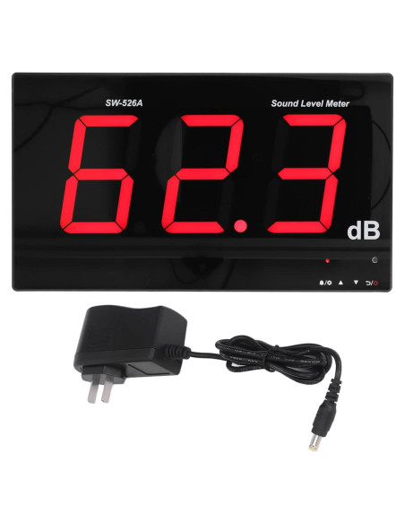 Medidor de Decibelios Hilitand 30-130dB Pantalla LCD 45.72cm Medidor de Decibelios Hilitand 30-130dB Pantalla LCD 45.72cm