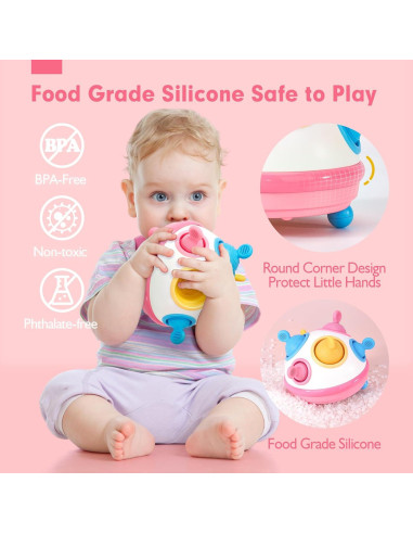 Juguete de Burbuja de Silicona Hahaland para Bebés 12-36 Meses