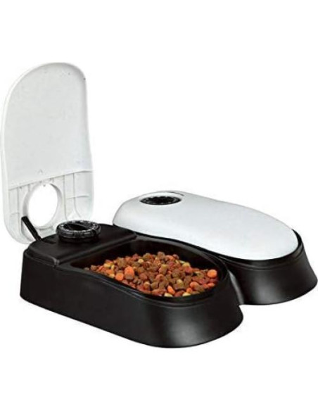 Comedero Automático Pawise para Gatos y Perros 2 Comidas Comedero Automático Pawise para Gatos y Perros 2 Comidas