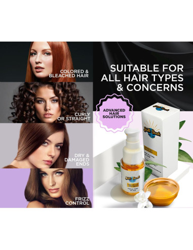 Tratamiento de Aceite de Argán South Beach 30ml - Control Frizz y Brillo