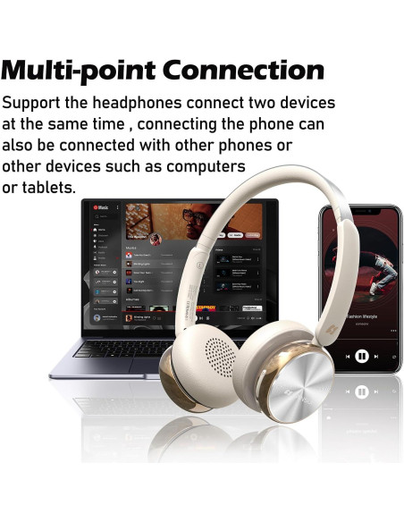 Auriculares Inalámbricos SANSUI DT11 Bluetooth 5.4 ANC 50H Batería Auriculares Inalámbricos SANSUI DT11 Bluetooth 5.4 ANC 50H Batería