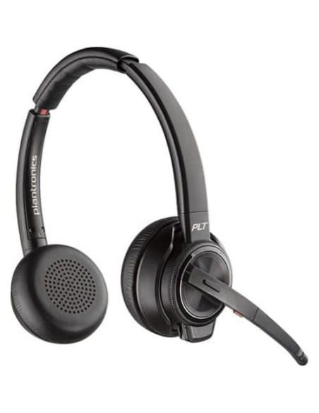 Auriculares inalámbricos DECT Poly Savi 8220 UC - Doble oído - Certificado Teams Auriculares inalámbricos DECT Poly Savi 8220 UC - Doble oído - Certificado Teams