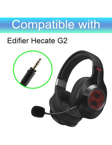 Micrófono de Reemplazo LEFXMOPHY para Auriculares Edifier Hecate G2 3.5mm