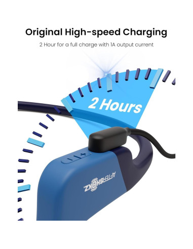 Cable de carga magnético USB Shokz 1.0 m para auriculares